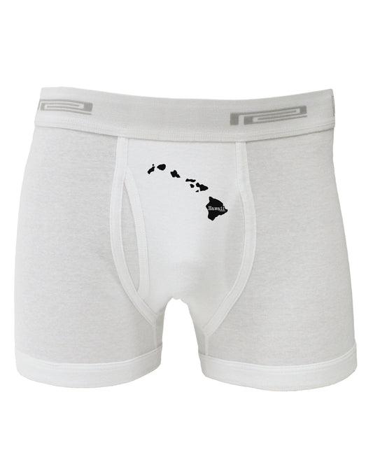 Hawaii - United States Shape Boxer Briefs by TooLoud-Boxer Briefs-TooLoud-White-Small-Davson Sales