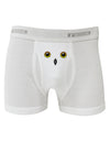 Cute Snowy Owl Face Boxer Briefs-Boxer Briefs-TooLoud-White-Small-Davson Sales