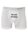 Oh My Stars Patriotic Design Boxer Briefs by TooLoud-Boxer Briefs-TooLoud-White-Small-Davson Sales