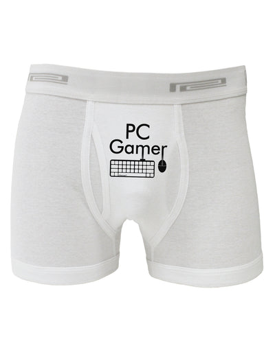 PC Gamer BnW Boxer Briefs-Boxer Briefs-TooLoud-White-Small-Davson Sales