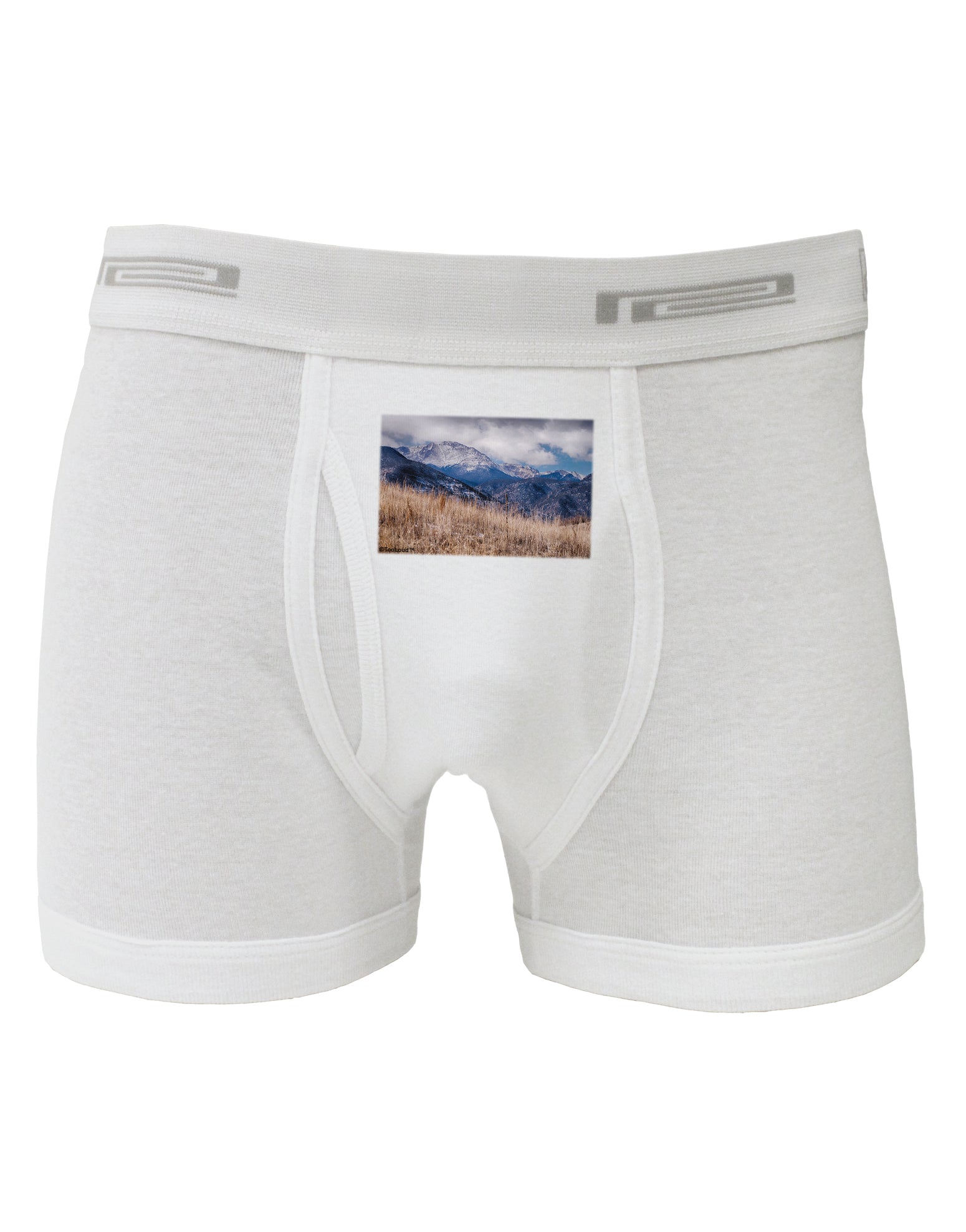 Pikes Peak CO Mountains Boxer Briefs by TooLoud-Boxer Briefs-TooLoud-White-Small-Davson Sales