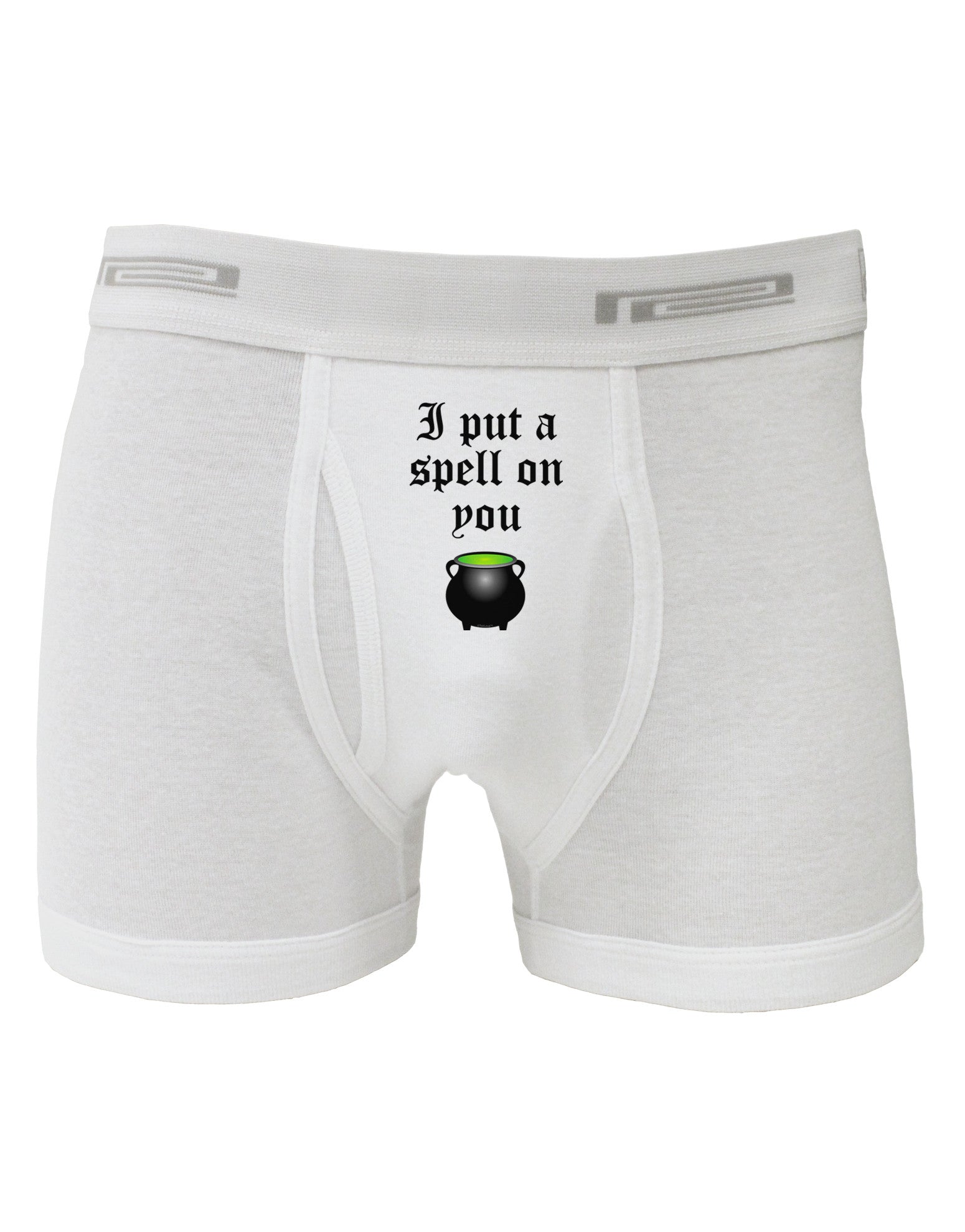 I Put A Spell On You Witches Cauldron Halloween Boxer Briefs-Boxer Briefs-TooLoud-White-Small-Davson Sales