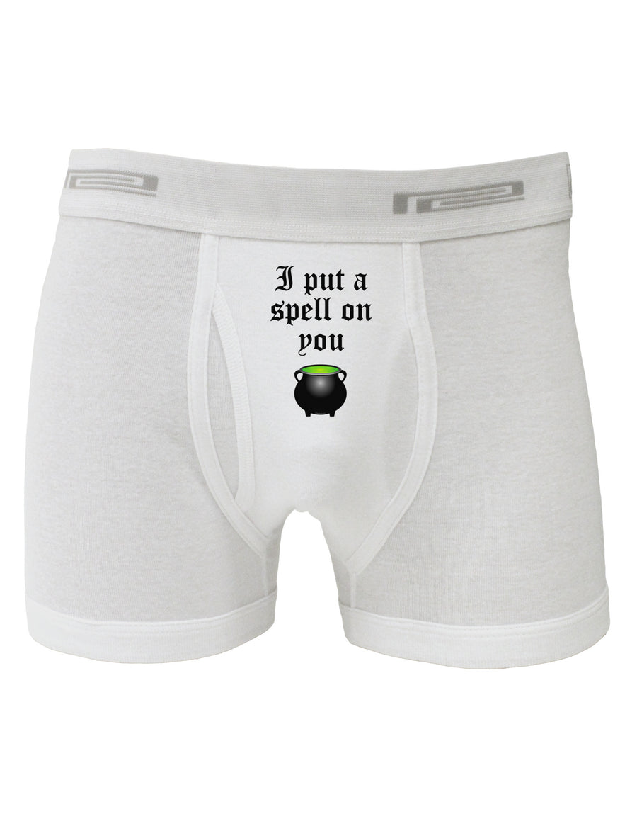 I Put A Spell On You Witches Cauldron Halloween Boxer Briefs-Boxer Briefs-TooLoud-White-Small-Davson Sales