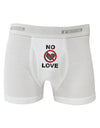 No Love Symbol with Text Boxer Briefs-Boxer Briefs-TooLoud-White-Small-Davson Sales