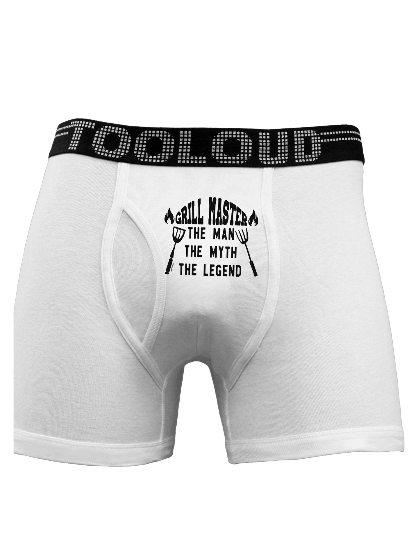 Grill Master The Man The Myth The Legend Boxer Briefs-Boxer Briefs-TooLoud-White-Small-Davson Sales