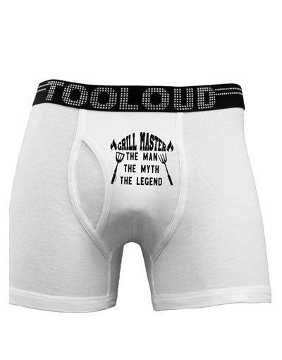 Grill Master The Man The Myth The Legend Boxer Briefs-Boxer Briefs-TooLoud-White-Small-Davson Sales