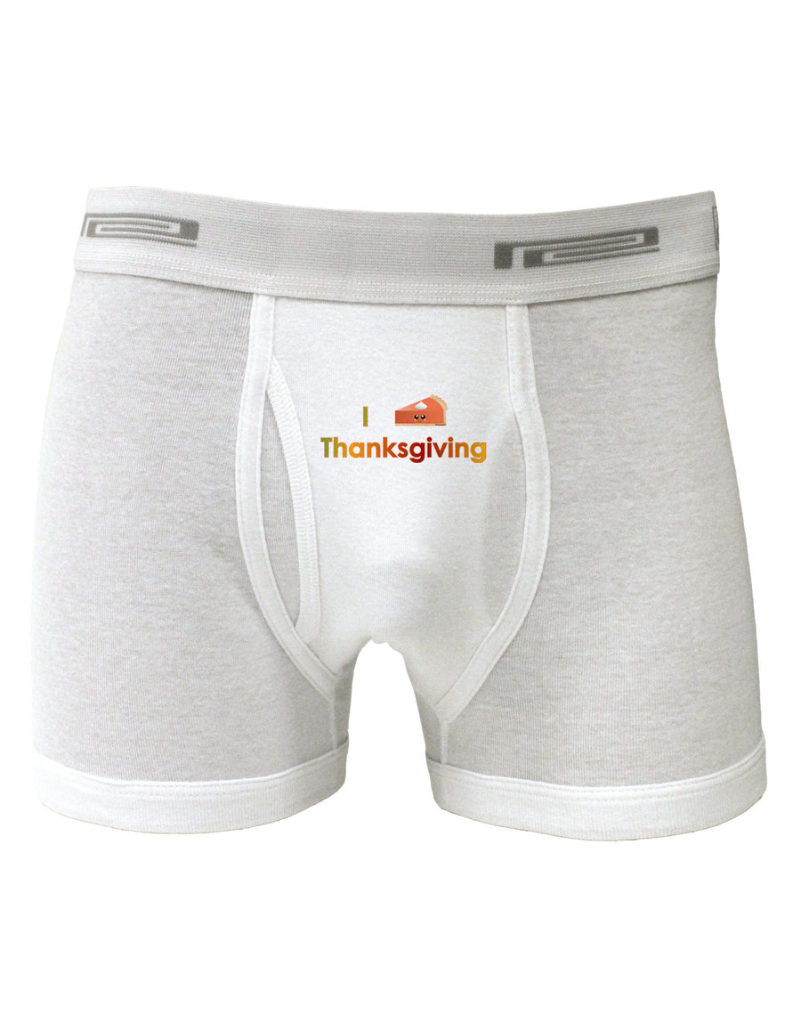 I Heart Thanksgiving Pumpkin Pie Boxer Briefs-Boxer Briefs-TooLoud-White-Small-Davson Sales