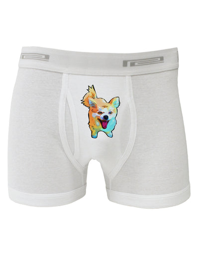 Cartoon Pomeranian Boxer Briefs-Boxer Briefs-TooLoud-White-Small-Davson Sales