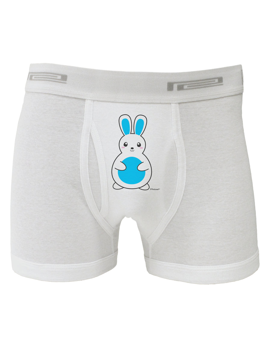 Cute Easter Bunny - Blue Boxer Briefs by TooLoud-Boxer Briefs-TooLoud-White-Small-Davson Sales