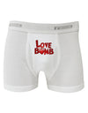 Love Bomb Text Boxer Briefs-Boxer Briefs-TooLoud-White-Small-Davson Sales