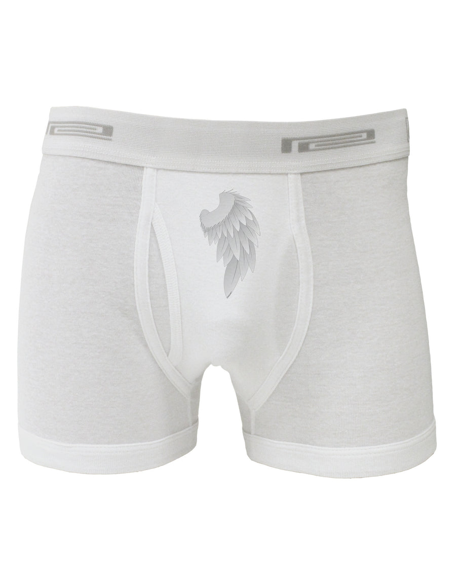 Single Right Angel Wing Design - Couples Boxer Briefs-Boxer Briefs-TooLoud-White-Small-Davson Sales