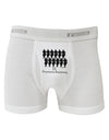 Twelve Drummers Drumming Text Boxer Briefs-Boxer Briefs-TooLoud-White-Small-Davson Sales