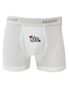 Matching His and Hers Design - His - Red Bow Boxer Briefs by TooLoud-Boxer Briefs-TooLoud-White-Small-Davson Sales