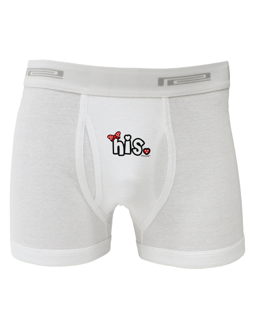 Matching His and Hers Design - His - Red Bow Boxer Briefs by TooLoud-Boxer Briefs-TooLoud-White-Small-Davson Sales