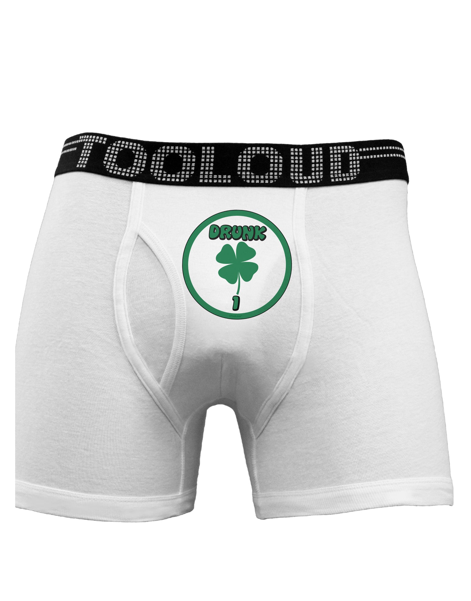 Drunk 1 Funny Boxer Briefs by TooLoud-Boxer Briefs-TooLoud-White-Small-Davson Sales