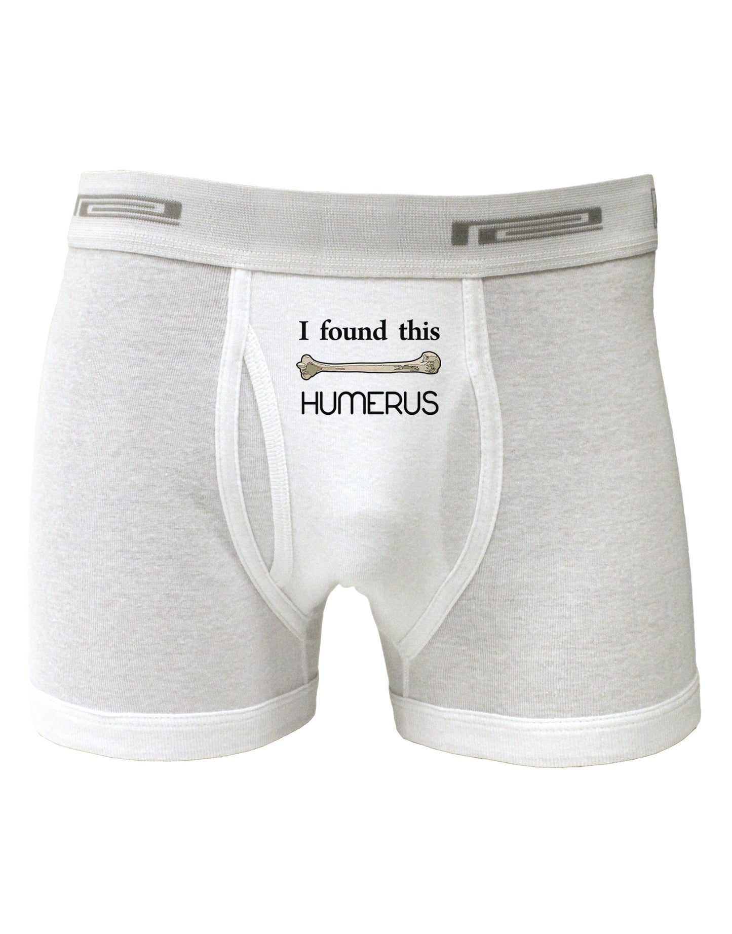 I Found This Humerus - Science Humor Boxer Briefs-Boxer Briefs-TooLoud-White-Small-Davson Sales