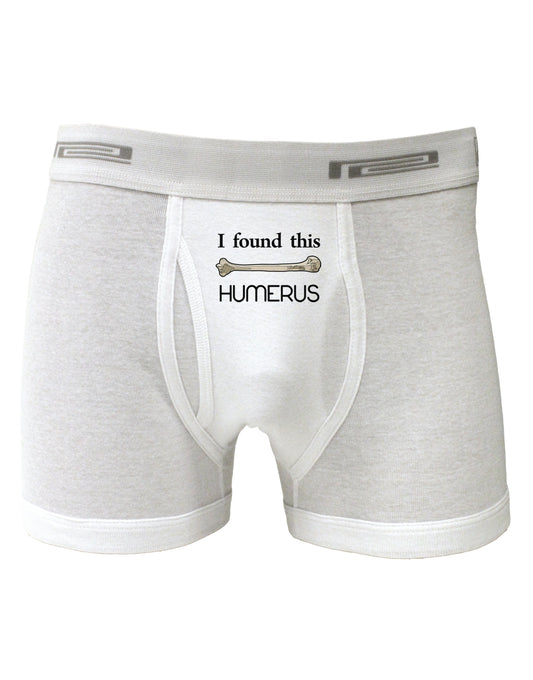 I Found This Humerus - Science Humor Boxer Briefs-Boxer Briefs-TooLoud-White-Small-Davson Sales