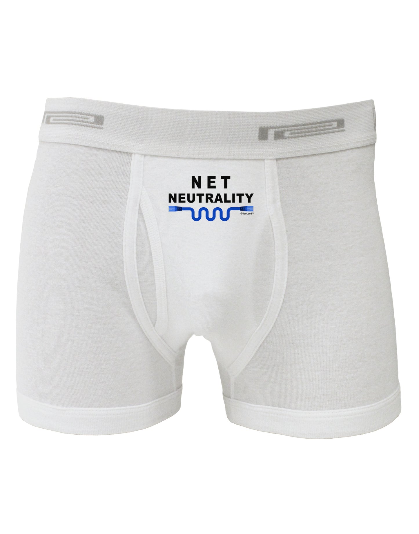 Net Neutrality Boxer Briefs-Boxer Briefs-TooLoud-White-Small-Davson Sales
