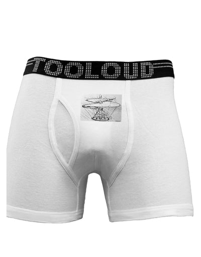 Helicopter Sketch Boxer Briefs-Boxer Briefs-TooLoud-White-Small-Davson Sales