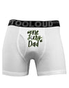 One Lucky Dad Shamrock Boxer Briefs-Boxer Briefs-TooLoud-White-Small-Davson Sales