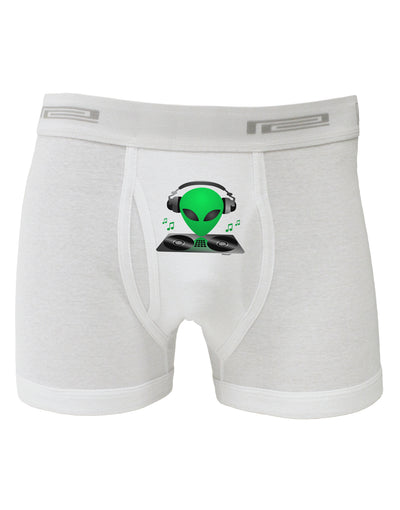 Alien DJ Boxer Briefs-Boxer Briefs-TooLoud-White-Small-Davson Sales