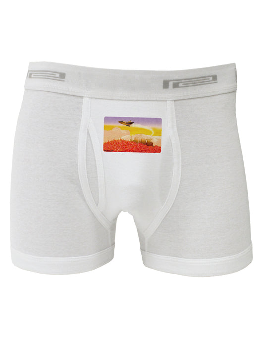Planet Mars Watercolor Boxer Briefs-Boxer Briefs-TooLoud-White-Small-Davson Sales