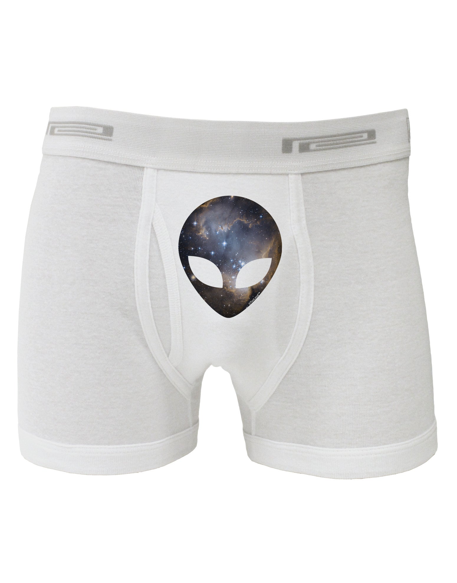 Extraterrestrial Face - Space #1 Boxer Briefs by TooLoud-Boxer Briefs-TooLoud-White-Small-Davson Sales