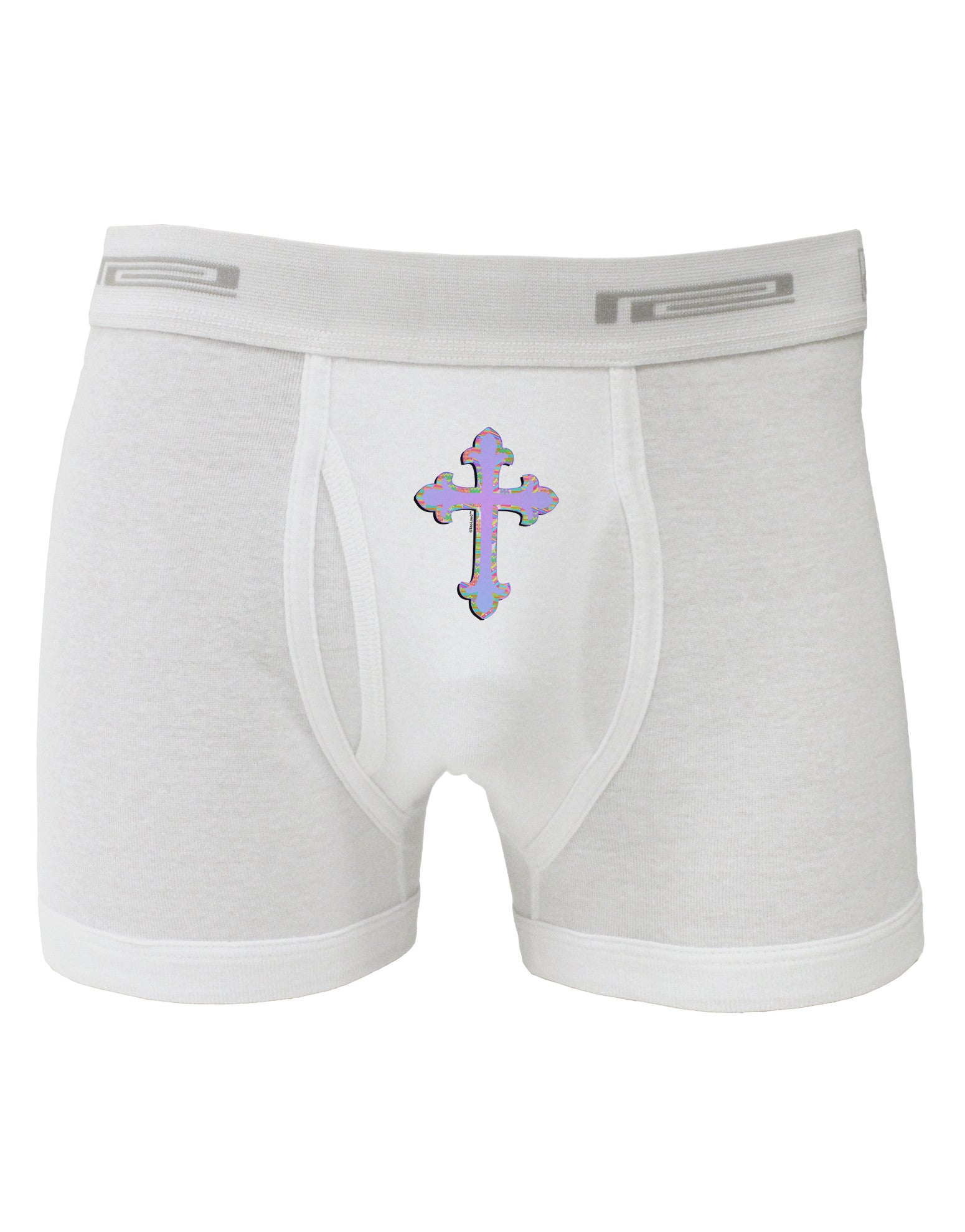 Easter Color Cross Boxer Briefs-Boxer Briefs-TooLoud-White-Small-Davson Sales