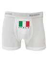 Italian Flag - Italy Text Boxer Briefs by TooLoud-Boxer Briefs-TooLoud-White-Small-Davson Sales