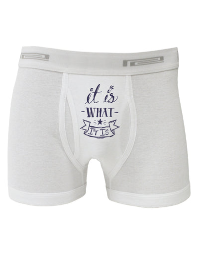 It Is What It Is Boxer Briefs-Boxer Briefs-TooLoud-White-Small-Davson Sales