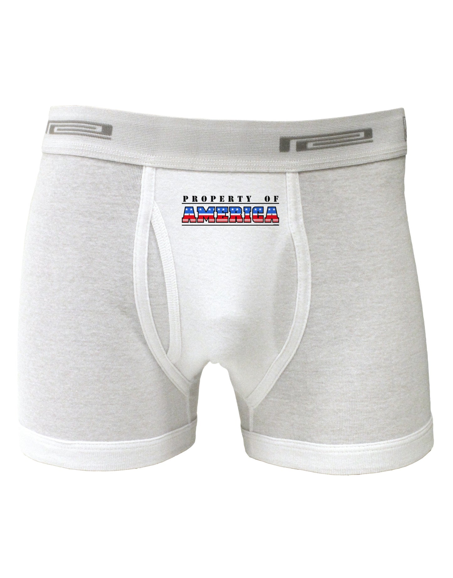 Property of America Boxer Briefs-Boxer Briefs-TooLoud-White-Small-Davson Sales