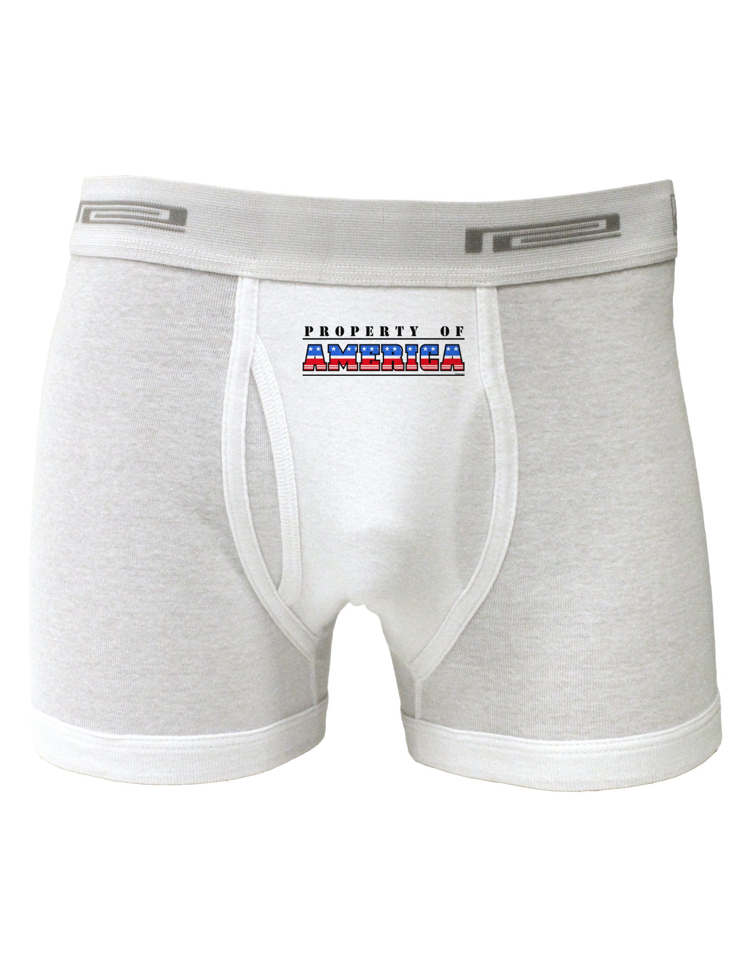 Property of America Boxer Briefs-Boxer Briefs-TooLoud-White-Small-Davson Sales