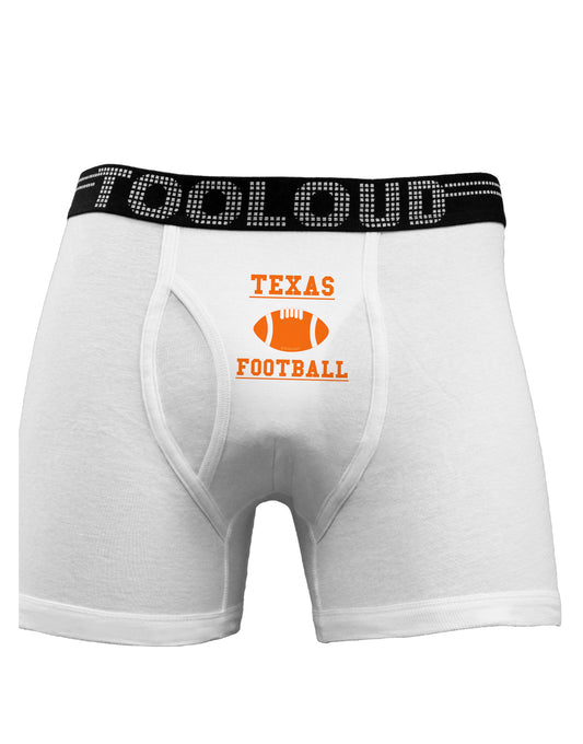 Texas Football Boxer Briefs by TooLoud-Boxer Briefs-TooLoud-White-Small-Davson Sales