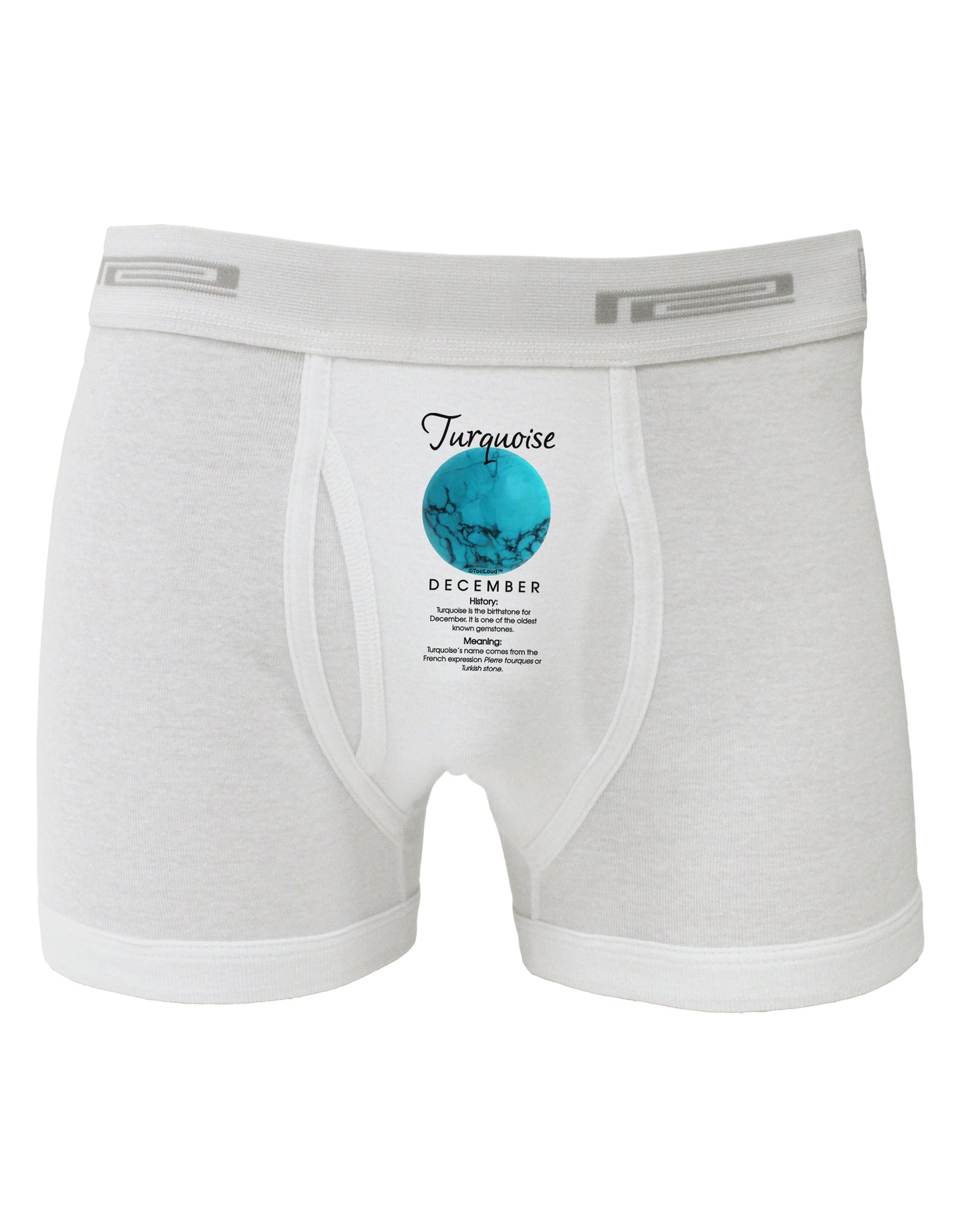 Birthstone Turquoise Boxer Briefs by TooLoud-Boxer Briefs-TooLoud-White-Small-Davson Sales