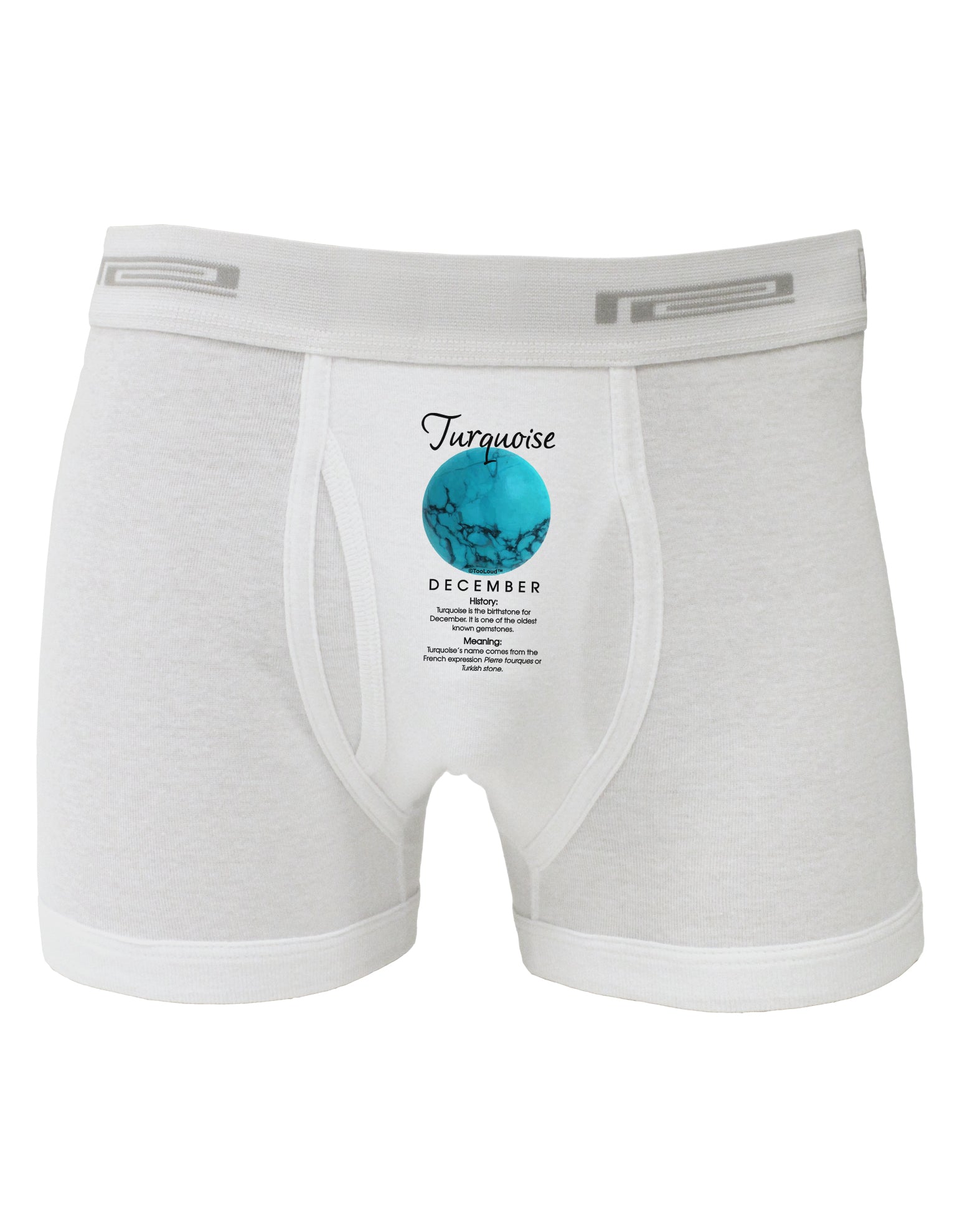 Birthstone Turquoise Boxer Briefs by TooLoud-Boxer Briefs-TooLoud-White-Small-Davson Sales