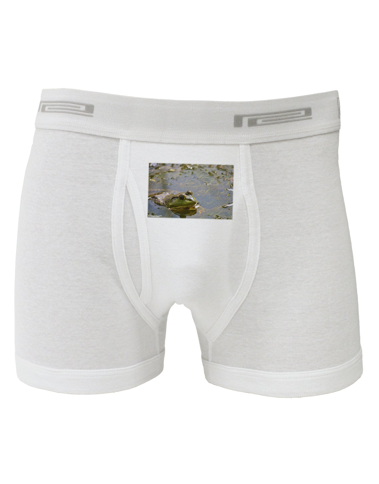 Bullfrog In Water Boxer Briefs by TooLoud-Boxer Briefs-TooLoud-White-Small-Davson Sales