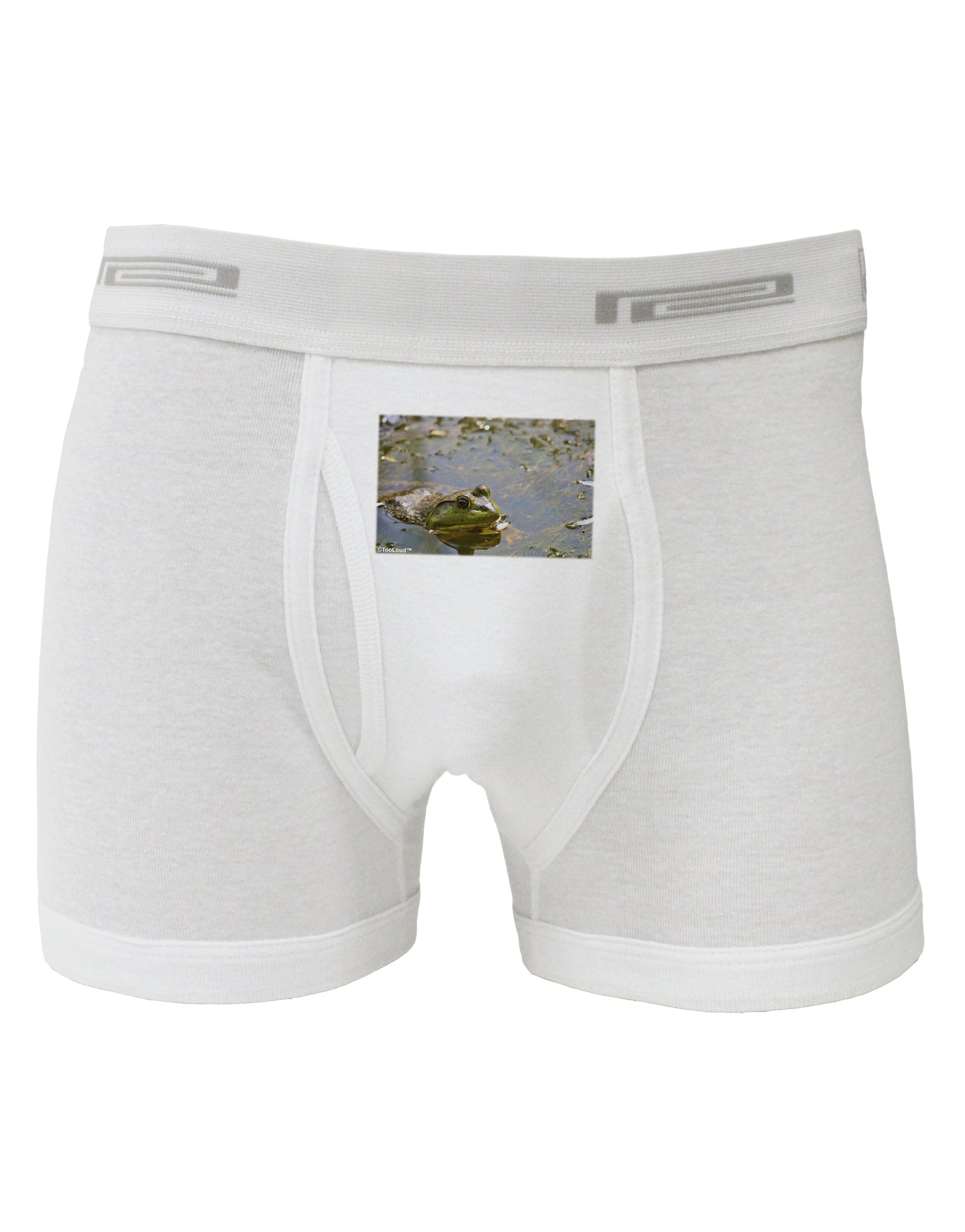 Bullfrog In Water Boxer Briefs by TooLoud-Boxer Briefs-TooLoud-White-Small-Davson Sales