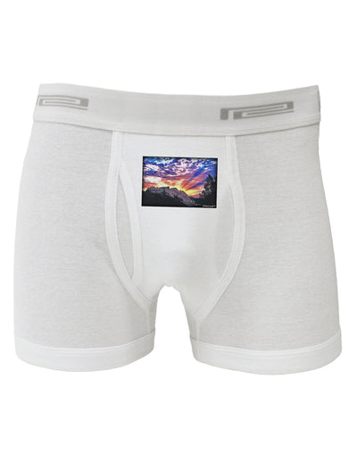 Colorado Rainbow Sunset Boxer Briefs-Boxer Briefs-TooLoud-White-Small-Davson Sales