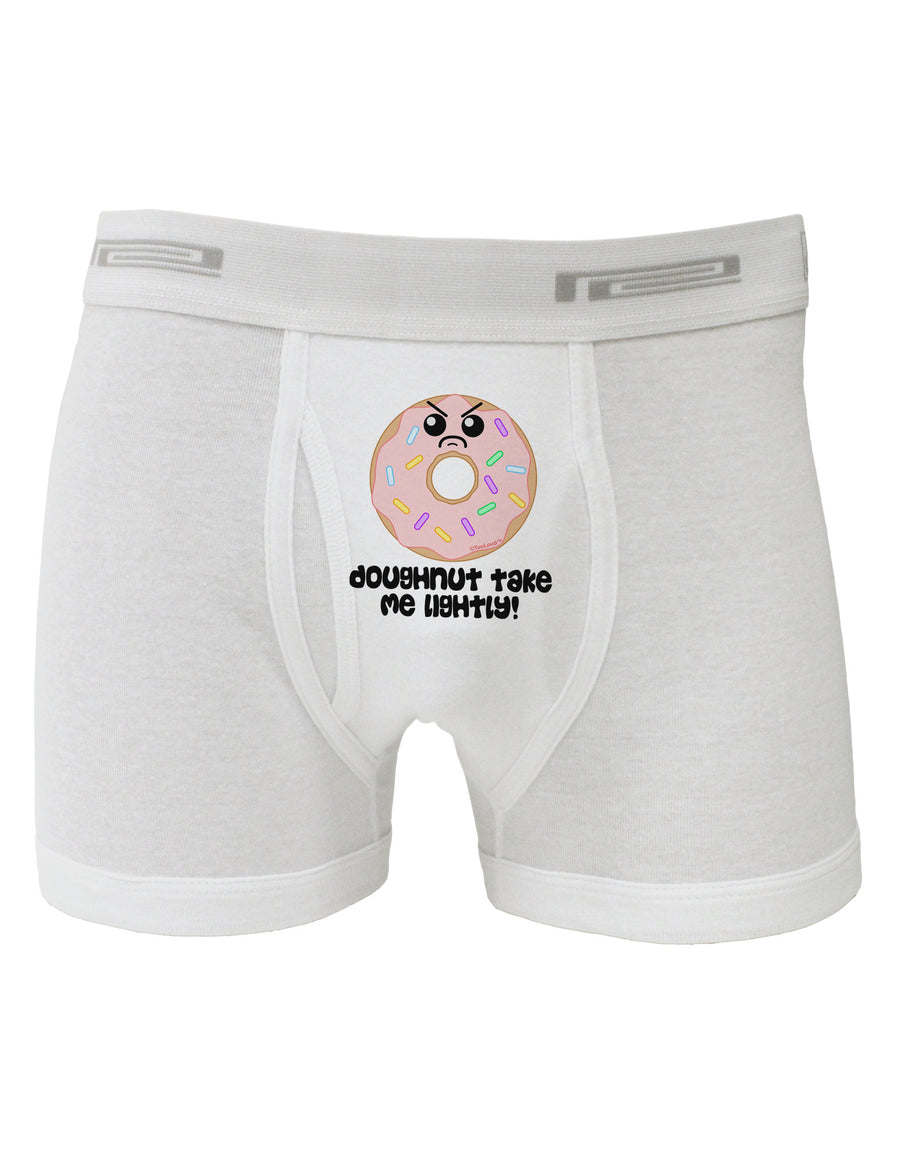 Doughnut - Doughnut Take Me Lightly Boxer Briefs by TooLoud-Boxer Briefs-TooLoud-White-Small-Davson Sales