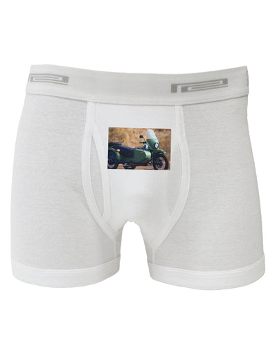 Sidecar Motorcycle Photo Boxer Briefs-Boxer Briefs-TooLoud-White-Small-Davson Sales