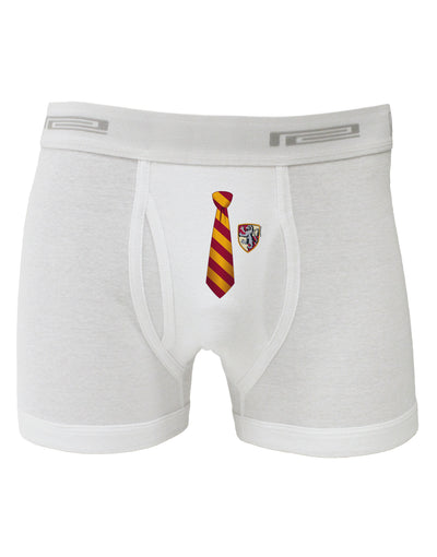 Wizard Tie Red and Yellow Boxer Briefs-Boxer Briefs-TooLoud-White-Small-Davson Sales