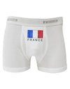 French Flag - France Text Distressed Boxer Briefs by TooLoud-Boxer Briefs-TooLoud-White-Small-Davson Sales