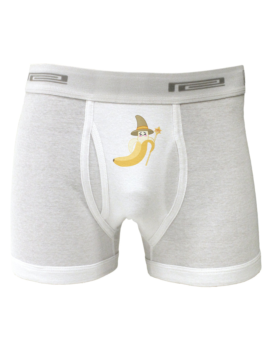 Ben Banana Wizard - Cute Fruit Halloween Boxer Briefs-Boxer Briefs-TooLoud-White-Small-Davson Sales