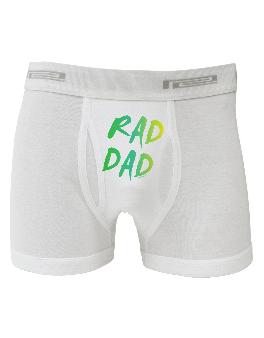 Rad Dad Design - 80s Neon Boxer Briefs-Boxer Briefs-TooLoud-White-Small-Davson Sales