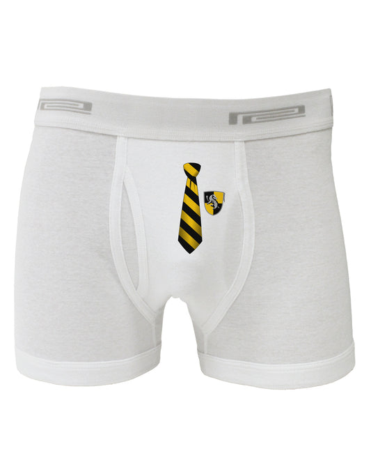 TooLoud Wizard Tie Yellow and Black Boxer Briefs-Boxer Briefs-TooLoud-White-Small-Davson Sales