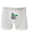 All Green Everything Distressed Boxer Briefs-Boxer Briefs-TooLoud-White-Small-Davson Sales