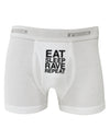 Eat Sleep Rave Repeat Boxer Briefs by TooLoud-Boxer Briefs-TooLoud-White-Small-Davson Sales