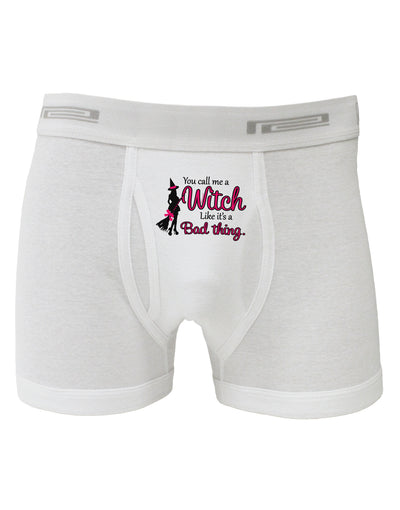 Witch - Bad Thing Boxer Briefs-Boxer Briefs-TooLoud-White-Small-Davson Sales