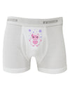 Cute Abominable Snowman Girl Yeti - Christmas Boxer Briefs-Boxer Briefs-TooLoud-White-Small-Davson Sales