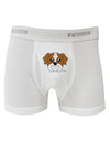 Cute Bulldog - Red Boxer Briefs by TooLoud-Boxer Briefs-TooLoud-White-Small-Davson Sales